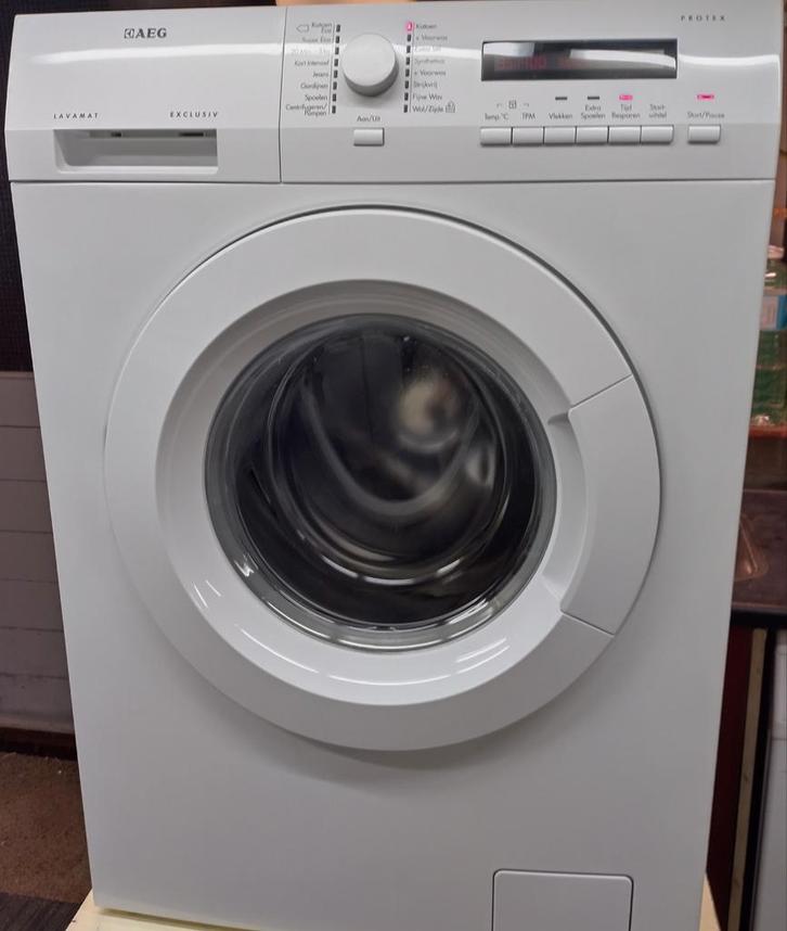 AEG wasmachine, Witgoed en Apparatuur, Wasdrogers, Gebruikt, Condens, 6 tot 8 kg, 85 tot 90 cm, Ophalen