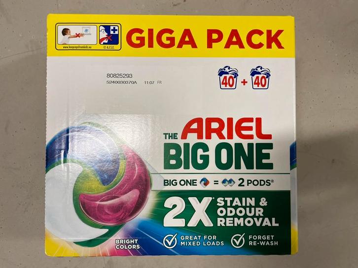 Ariel pods | Big One (extra groot) | wasmiddel, Huis en Inrichting, Schoonmaakartikelen, Schoonmaakmiddel, Ophalen of Verzenden
