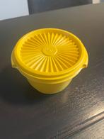 Vintage retro Tupperware Servalier Kom Geel - Jaren '70, Ophalen of Verzenden, Gebruikt, Geel, Bak of Kom