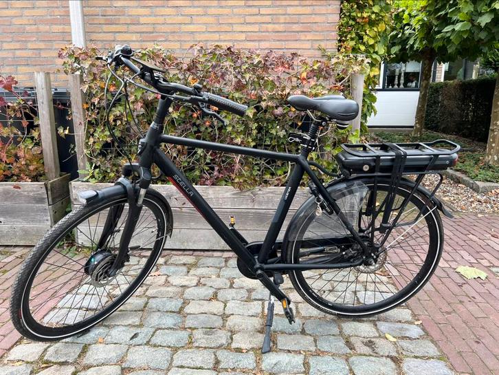 Elektrische herenfiets, Fietsen en Brommers, Elektrische fietsen, Zo goed als nieuw, Overige merken, Ophalen