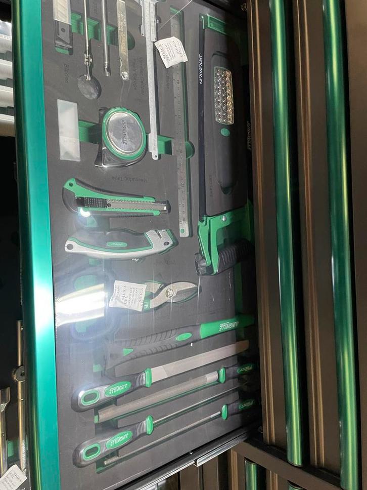 Nieuwe Jungwille Gereedschapswagen - Compleet, Doe-het-zelf en Verbouw, Gereedschapskisten, Nieuw, Gevuld, Ophalen of Verzenden