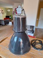 Originele vintage industriele lamp, Huis en Inrichting, Lampen | Hanglampen, Ophalen, Gebruikt, 50 tot 75 cm, Metaal
