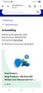 Wc blokjes mogi, Ophalen, Schoonmaakmiddel