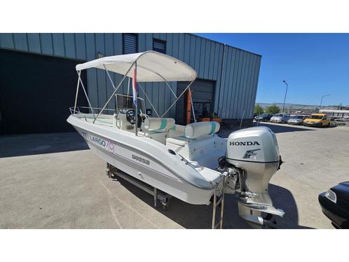 Sessa Key Largo 19 met 90 Honda v-tec, Watersport en Boten, Vis- en Consoleboten, Gebruikt, 70 pk of meer, 3 tot 6 meter, Benzine
