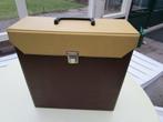 Mooie platenkoffer, vintage., Ophalen of Verzenden, Gebruikt, Overige formaten