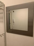 Spiegel RVS frame 60x60., Ophalen, Vierkant, Zo goed als nieuw, Minder dan 100 cm