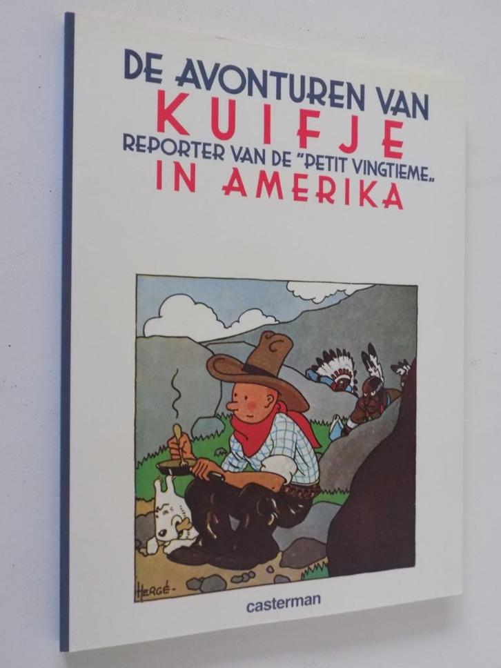 Kuifje - 03_In Amerika [Facsimile vooroorlogs], Boeken, Stripboeken, Gelezen, Eén stripboek, Ophalen of Verzenden
