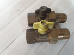 2 stuks gaskraan ¾, Ophalen, Nieuw