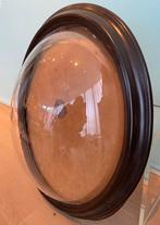 Grote lijst met bol kunststof stolp voor decoratie erin, Ophalen, Hout, Minder dan 50 cm, 50 tot 75 cm