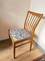Spijlenstoel vintage, teakhout, Deens design, vintage, Ophalen, Zo goed als nieuw, Bruin, Eén