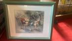 Schilderij met lijst, Antiek en Kunst, Ophalen of Verzenden
