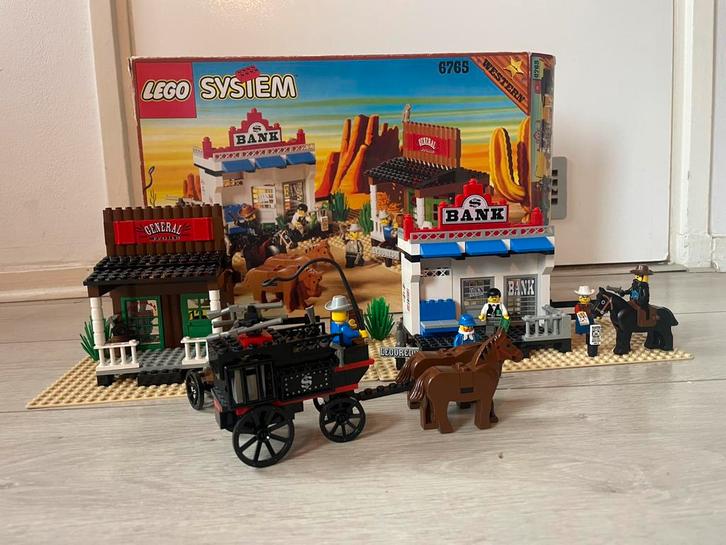 Vintage Lego 6765 Western Gold City Junction Compleet + doos, Kinderen en Baby's, Speelgoed | Duplo en Lego, Zo goed als nieuw