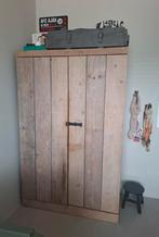 Steigerhouten kledingkast, Ophalen, Gebruikt, 50 tot 70 cm, 105 cm of meer