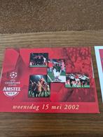 UEFA Champions League Finale 2002 Kaart, Verzamelen, Ophalen of Verzenden, Gebruikt, Buitenlandse clubs, Poster, Plaatje of Sticker