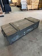 Munitiekist Grote kist. Kapotte scharnier., Huis en Inrichting, Woonaccessoires | Kisten, Ophalen, Minder dan 50 cm, Gebruikt