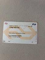 Ns dagkaart 2 stuks, Tickets en Kaartjes, Eén persoon, Trein, Algemeen kaartje