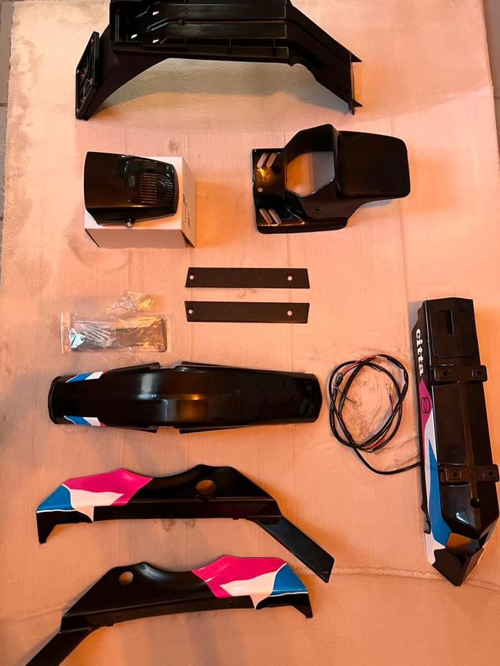 Gilera Citta Kappen set NIEUW + Koplamp NIEUW, Fietsen en Brommers, Brommeronderdelen | Algemeen, Zo goed als nieuw, Koplamp, Ophalen of Verzenden