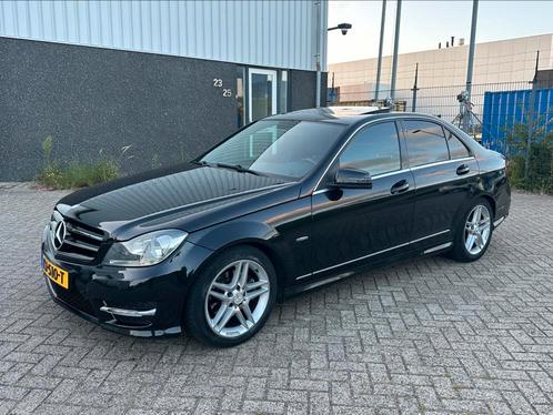 Mercedes-Benz C180 AMG Line 2011 7G Schuifdak Zwart Automaat, Auto's, Mercedes-Benz, Particulier, C-Klasse, ABS, Airbags, Airconditioning