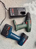 Bosch schroefmachine en zaklamp 9,6V, Ophalen of Verzenden, Gebruikt, Boor- en Schroefmachine