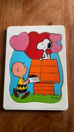 Snoopy puzzel 591 fisher price 1958, Verzenden, Minder dan 10 stukjes, Gebruikt, Van hout
