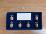 Scandia Zweden silver plated pineapple card holders, Ophalen of Verzenden