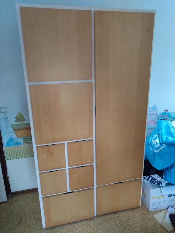 IKEA KLEIDINGKAST, Huis en Inrichting, Kasten | Kledingkasten, Gebruikt, 200 cm of meer, 100 tot 150 cm, 50 tot 75 cm, Met lade(s)