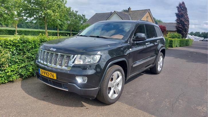 Jeep Grand Cherokee 3.0 CRD Limited CLIMA/NAVI/LEER BJ 2012, Auto's, Bestelauto's, Bedrijf, Te koop, 4x4, ABS, Achteruitrijcamera