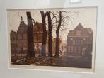 Grote Oost in Hoorn, Antiek en Kunst, Kunst | Etsen en Gravures, Ophalen of Verzenden