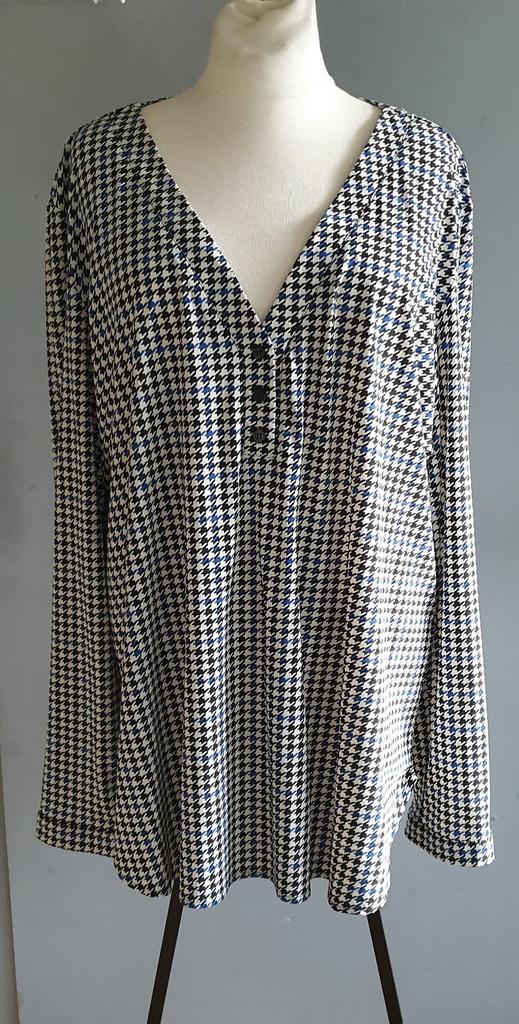 Studio Anneloes tuniek, Kleding | Dames, Grote Maten, Ophalen of Verzenden, Zo goed als nieuw, Blauw, Blouse of Tuniek