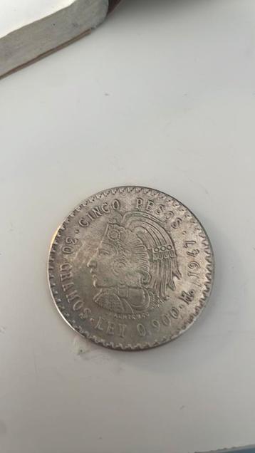 Munt cunco pesos mexicaans beschikbaar voor biedingen