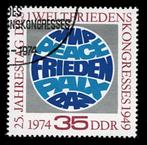postzegel 1626 DDR Wereld Vredecongres, Ophalen of Verzenden, DDR, Gestempeld