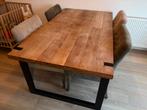 Eettafel 180x100cm - Robuust en Stijlvol!, Huis en Inrichting, Tafels | Eettafels, Ophalen, Gebruikt, 100 tot 150 cm, Eikenhout
