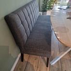 bank eethoek antraciet, Huis en Inrichting, Stoelen, Ophalen, Gebruikt, Grijs, Hout