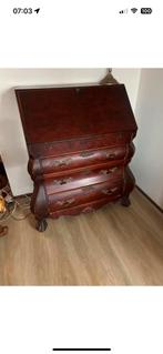 Mooie antieke / vintage secretaire, Ophalen, Zo goed als nieuw