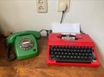 Decoratie typemachine en telefoon oldschool, Ophalen of Verzenden, Huis en Inrichting