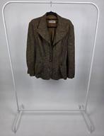 Jil Sander Vintage Blazer Jasje 44 groen geel wol cashmere, Kleding | Dames, Verzenden, Geel, Maat 42/44 (L), Jil Sander