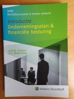Introductie ondernemingsplan en financiele besturing, Ophalen of Verzenden, Zo goed als nieuw, F.H. Wittenberg; A.W.W. Heezen