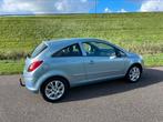 Opel Corsa 1.2 16V 3D Easytronic 2006 Blauw, Origineel Nederlands, Te koop, Airconditioning, 5 stoelen