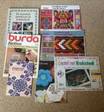 Borduren 6 tijdschriften en een boek, Ophalen of Verzenden, Zo goed als nieuw, Breien, Patroon of Boek