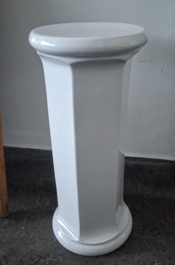 vintage sokkel zuil plantenstandaard retro design keramiek, Ophalen of Verzenden, Gebruikt