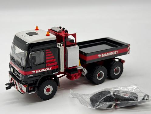 WSI MERCEDES BENZ ACTROS 6x6 DESERT WOESTIJN MAMMOET, Hobby en Vrije tijd, Modelauto's | 1:50, Zo goed als nieuw, Bus of Vrachtwagen