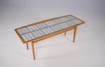 Vintage salontafel tafel, Huis en Inrichting, Tafels | Salontafels, Ophalen, Overige materialen, 100 tot 150 cm, Vintage