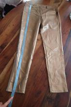 Ilosa prachtige goudkleurige lederlook stretch broek M, Maat 38/40 (M), Overige kleuren, Ophalen of Verzenden, Zo goed als nieuw