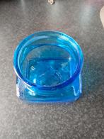 Charmante blauwe glazen pot zonder deksel., Ophalen, Zo goed als nieuw