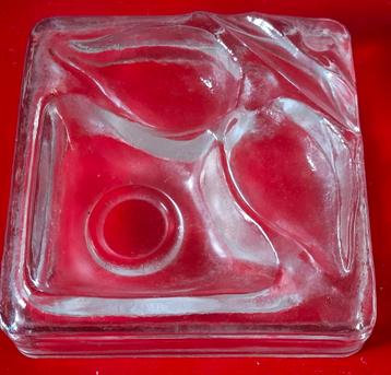 Asbak. Pijp asbak. Glas/kristal. Kosta Boda?. 15.5/15.5 cm. beschikbaar voor biedingen