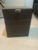 Stackers Sieradendoos 6-delig, Ophalen, Zo goed als nieuw, Bruin, Hardcase