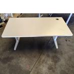 Vitra Slingerbureau Wit B160xD80, Huis en Inrichting, Bureaus, Ophalen of Verzenden, In hoogte verstelbaar, Gebruikt, Bureau