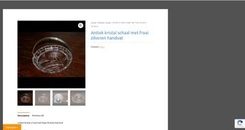 Antiek Kristal Van harte welkom bij Mabo Antiek Warnsveld  beschikbaar voor biedingen