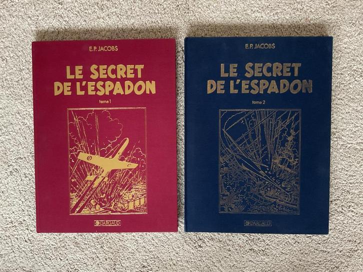 Blake & Mortimer - Het Geheim van de Zwaardvis 1 & 2 - Groot, Boeken, Stripboeken, Gelezen, Meerdere stripboeken, Ophalen of Verzenden