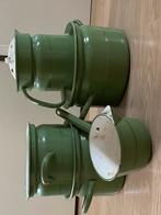 Diverse emaille pannen, Antiek en Kunst, Ophalen